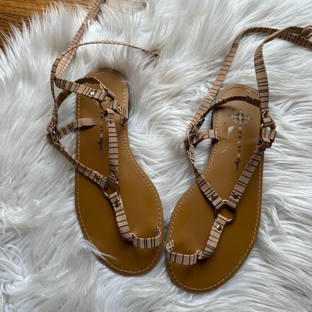 Free People Faryl Robin Vegan Strappy  Sandals